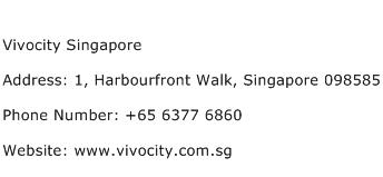 Vivocity Singapore Address Contact Number