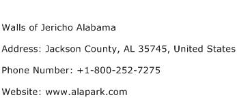 Walls of Jericho Alabama Address Contact Number