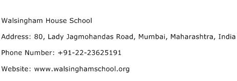 Walsingham House School Address Contact Number