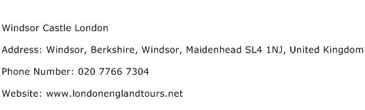 Windsor Castle London Address Contact Number