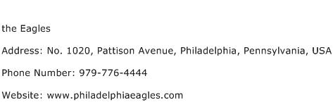 the Eagles Address Contact Number